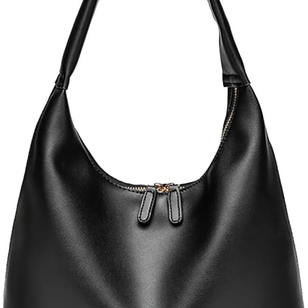 Women Leather Hobo Purse Shoulder Bag Zipper Travel Office Large Capacity
